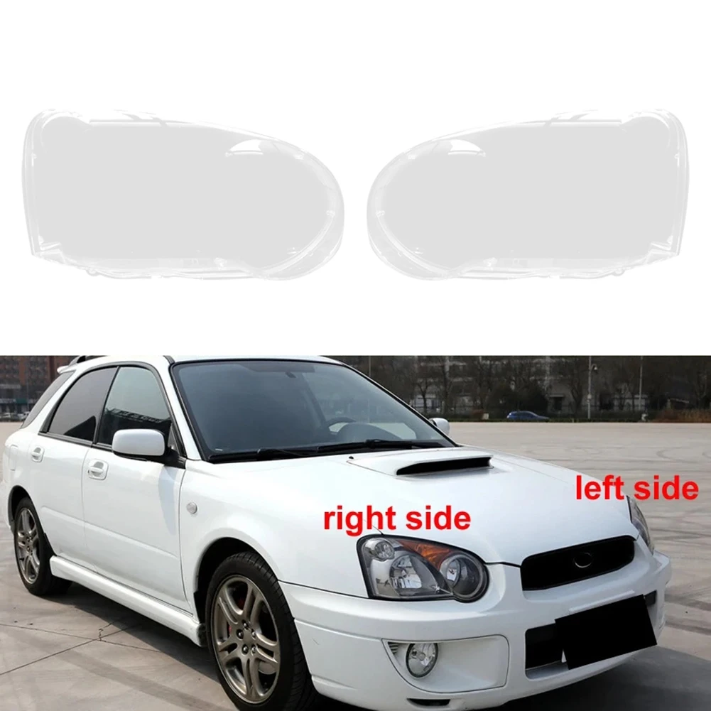 

Car Left Headlight Shell Lamp Shade Transparent Lens Cover Headlight Cover for Subaru Impreza 2003 2004 2005