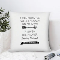 quote customize cushion cover super soft pillowcase cartoon geometric patterns pillows covers home decor