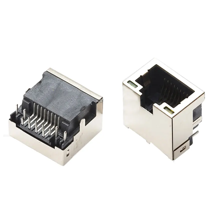 Экранированные разъемы RJ45/RJ49 с подсветкой 10 шт  cltgxdd