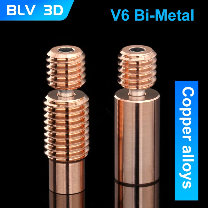 BLV 3D Bi-Metal Heatbreak Bimetal Heat Break For V6 HOTEND Heater Block For Prusa i3 MK3 Break 1.75MM Filament Smooth BLV 3D Bi-Metal Heatbreak Bimetal Heat Break For V6 HOTEND Heater Block For Prusa i3 MK3 Break 1.75MM Filament Smooth