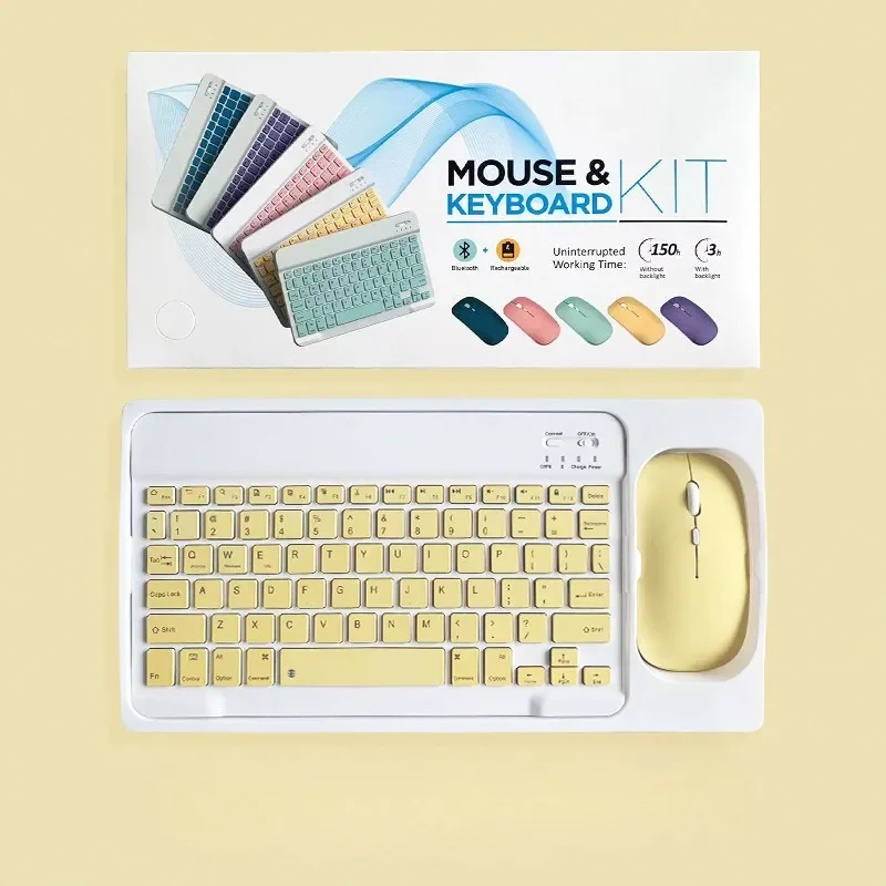 Bluetooth-клавиатура для IOS Android Windows iPad Клавиатура Air Mini Pro Беспроводная клавиатура