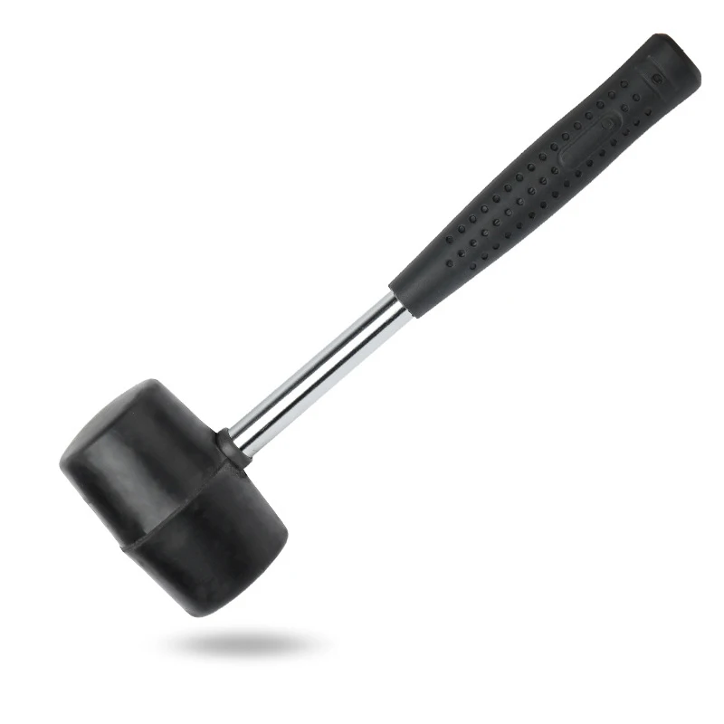 

1pcs Rubber Multifunctional Hammer Double Faced Work Glazing Window Nylon Hammer with Round Head DIY Hand Tool for Woodworking