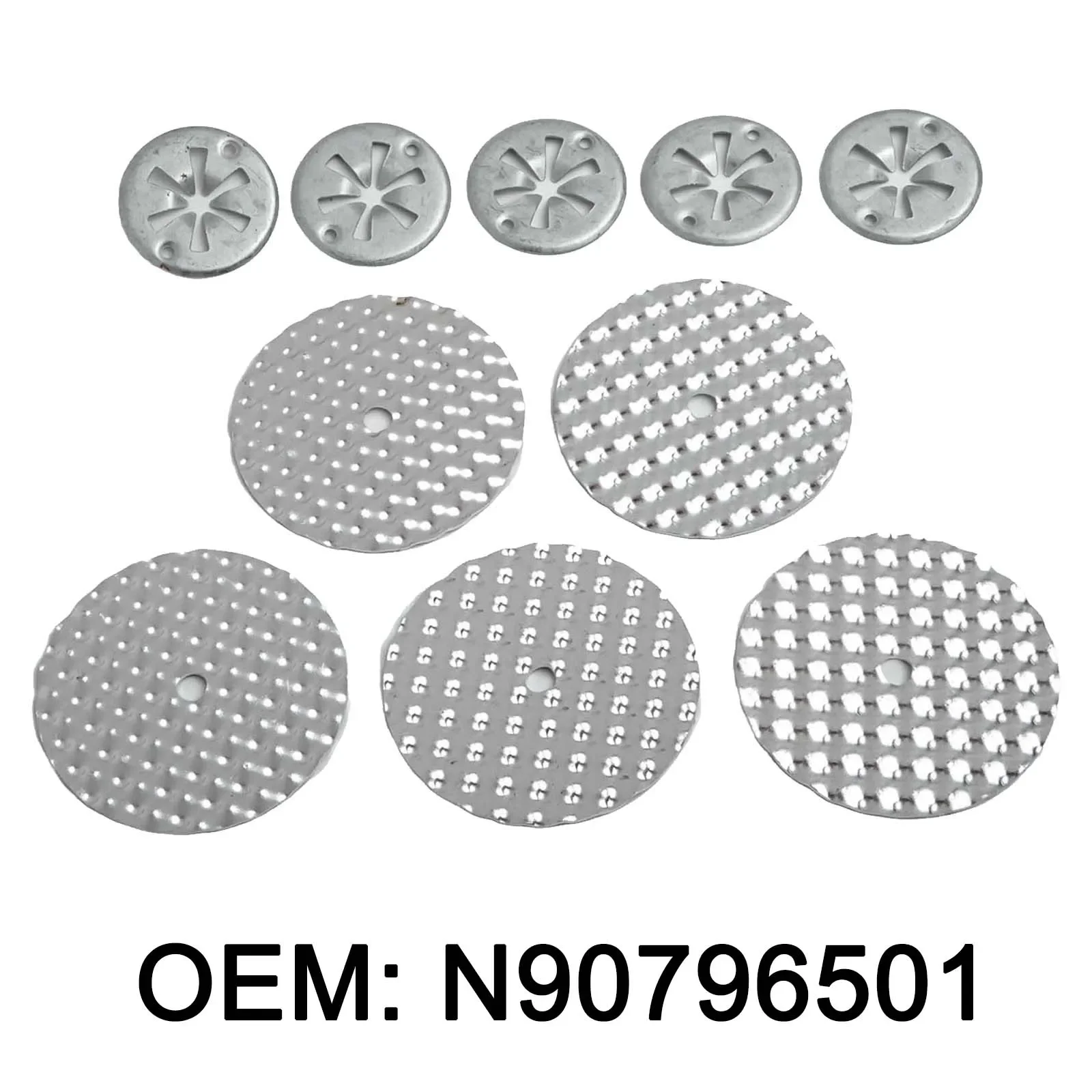 

5 комплектов ремонтного комплекта теплозащитного экрана N 90796501 Теплозащитная пластина 6715468 Ремкомплект насадки для шайбы теплозащитного экрана