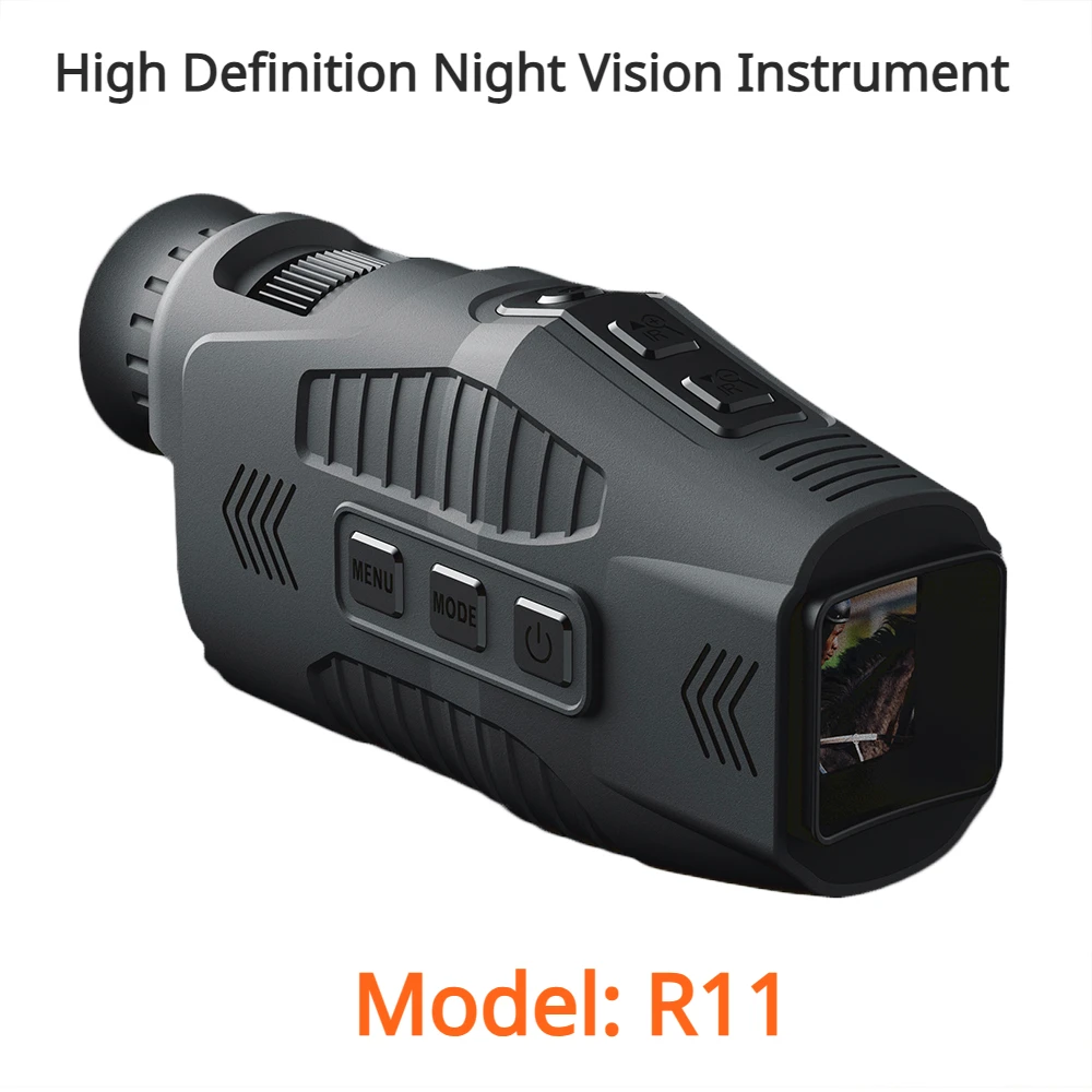 

R11 Monocular Night Vision Device 5x Digital Zoom Infrared Night Vision Hunting Telescope Outdoor Day Night Dual Use Full 300m