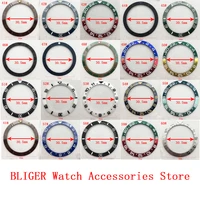 bliger 38mm leisure brand new multi color ceramic face plate titanium face plate for automatic mechanical watch 40mm man face