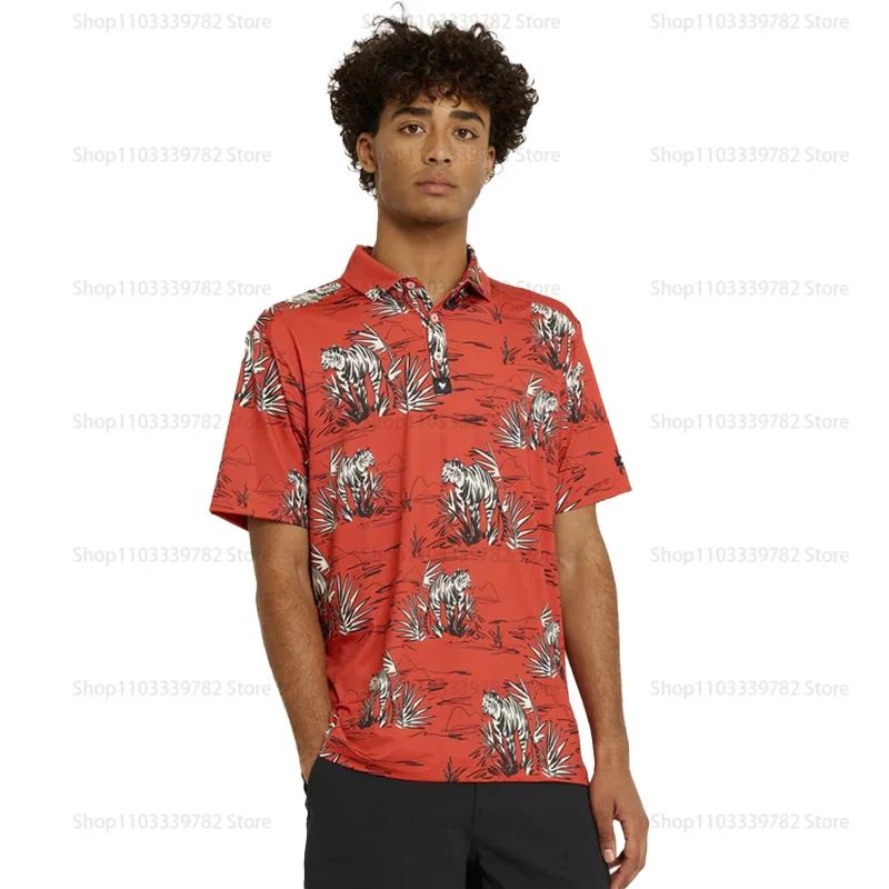 

Golf Shirts Golf wear men golf clothing Polo Shirt Short Sleeves Golf Trainning T Shirts High-end Short Sleeves Sports Shirts