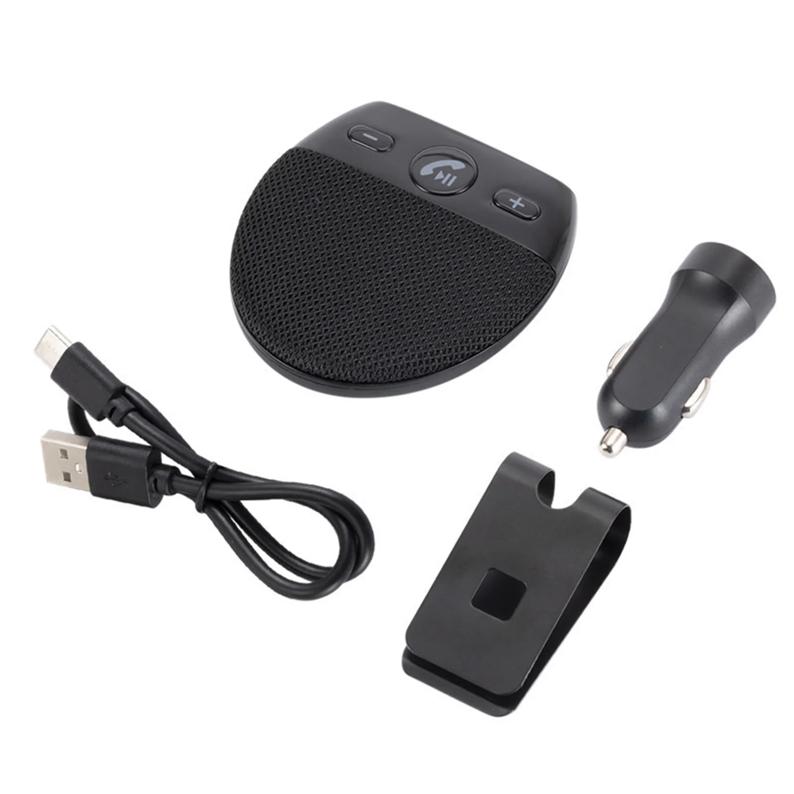 

Bluetooth 5.0 Car Visor Speakerphone Hands-Free Call Voice Broadcast Function Portable Speakers Wireless Car Speaker