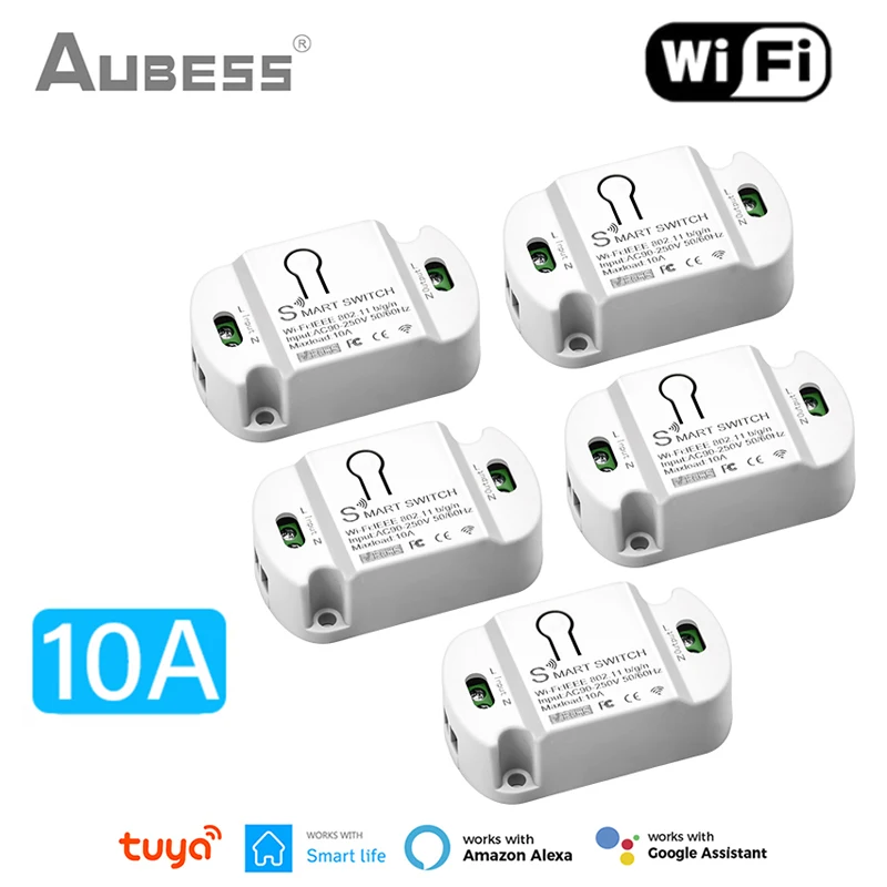 

Умный выключатель с таймером и поддержкой Wi-Fi, 10 А