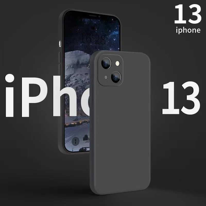 

Luxury Liquid Silicone Case For iPhone 13 11 12 Pro Xs Max Case Cover For iPhone Xr X 7 8 Plus 6 6s Soft Camera Protection Cases