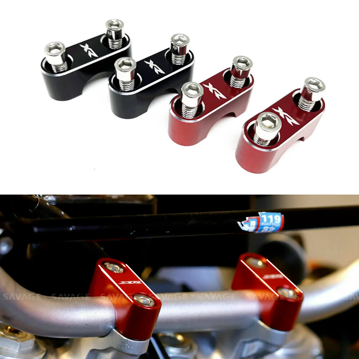

For HONDA XR650L/650R XR250R/L XR 400R 600R 230R Motorcycle XR CNC Handle Bar Clamp Cover