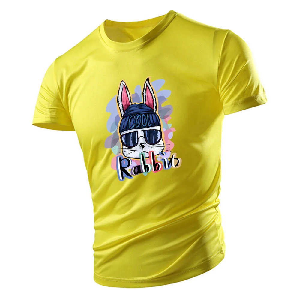 

Fashion Y2k Clothing Men'S T-Shirts Plus Size Tops Outdoor Sport Four Seasons Gym Kany Print Quick Dry Round Neck Casual Street