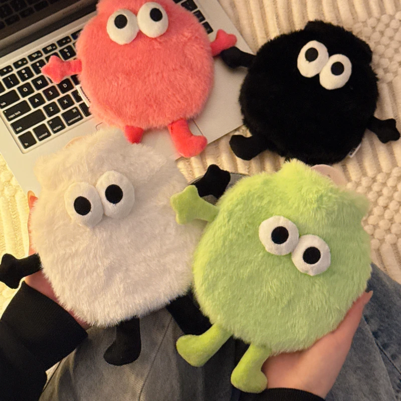 Плюшевая бутылка для горячей воды Monster милая зимняя теплая сумка периода боли