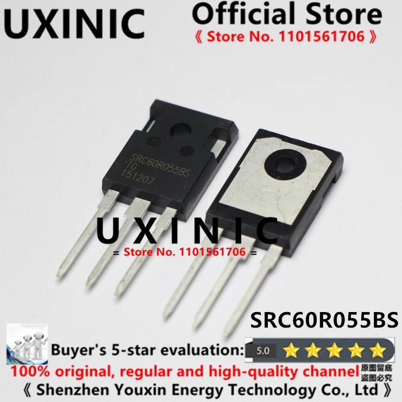 

UXINIC 100% новый импортный оригинальный SRC60R055BS SRC60R055BSTG TO-247 MOS FET 63a 550V