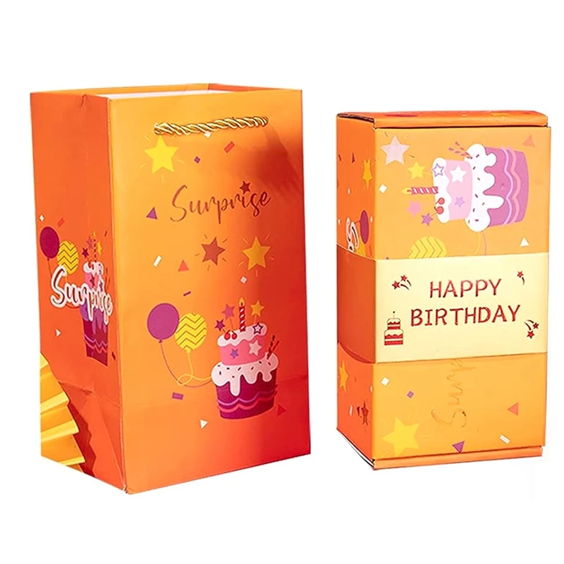 Money Pop Up Surprise Birthday Prank Box, Money Roll Gift Box For Cash Gift, Chinese Red Envelope C