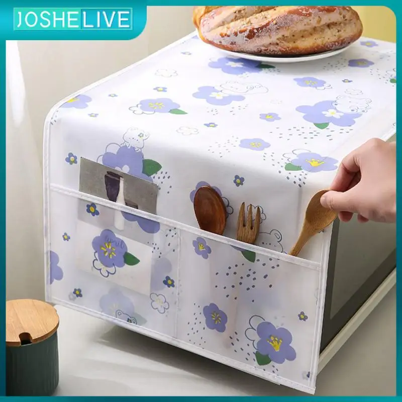 

Healthy Materials Microwave Cover Beautiful Waterproof Oven Cover Dust Proof Towel Dustproof Electric Oven Cover Cloth Oil Proof