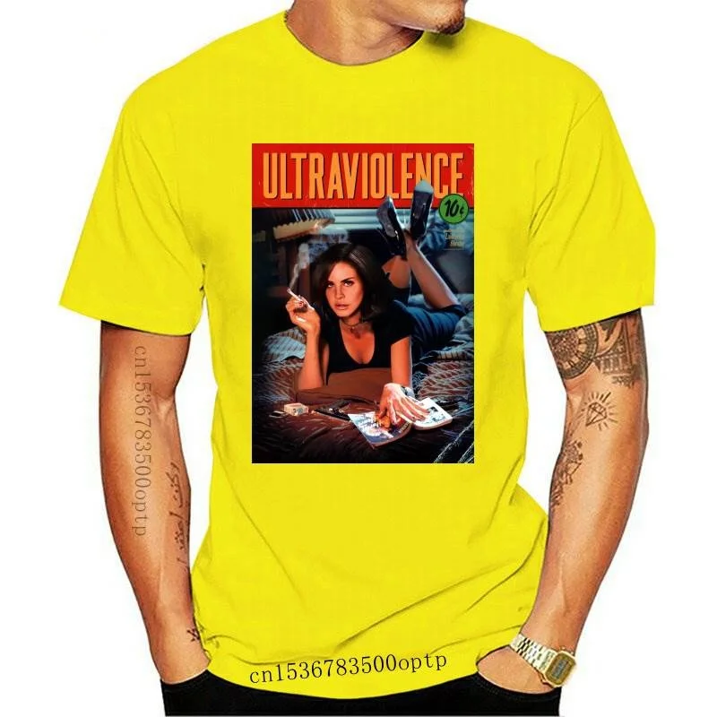 

New Lana Del Rey Pulp Fiction Ultraviolence Unisex T-Shirt Black S-5XL
