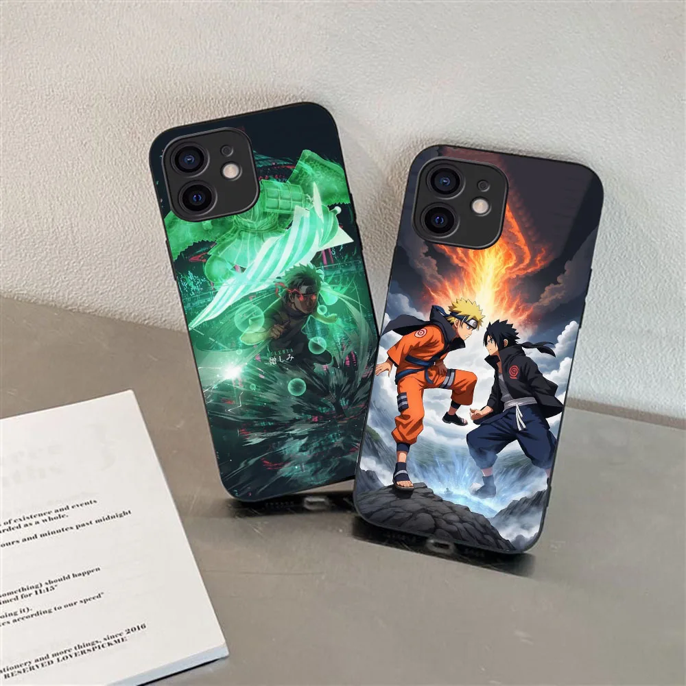 WRA-17 Naruto Black Flexible TPU Case For OPPO A73 74 76 77 78 80 83 93 96 94 F15 Find X3 X5 Pro Neo