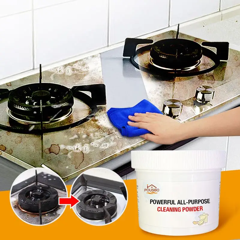 

Powerful Kitchen All-purpose Powder Cleaner Washing Pot Bottom Black Scale Decontamination Machine Oil Bully Cleaner