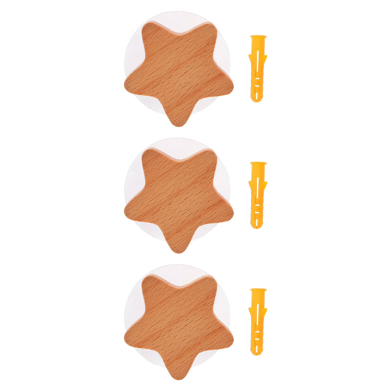 

3Pcs Lovely Wall-Mounted Hooks Punch Free Hooks Self-Adhesive Wall Hooks