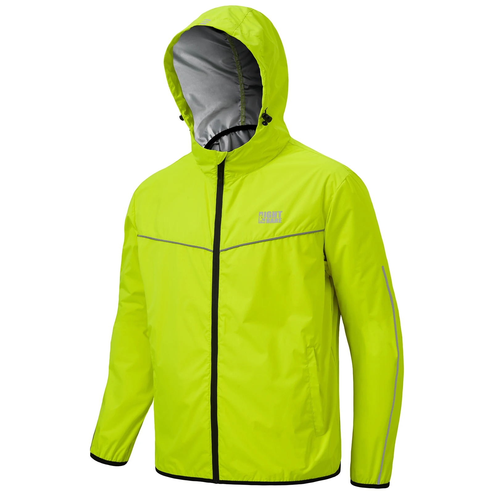 

Lightbare Victor Ripstop Sauna Sweat Jacket For Men Women Running Gym Workout Fluorescent Yellow Hooded Coat