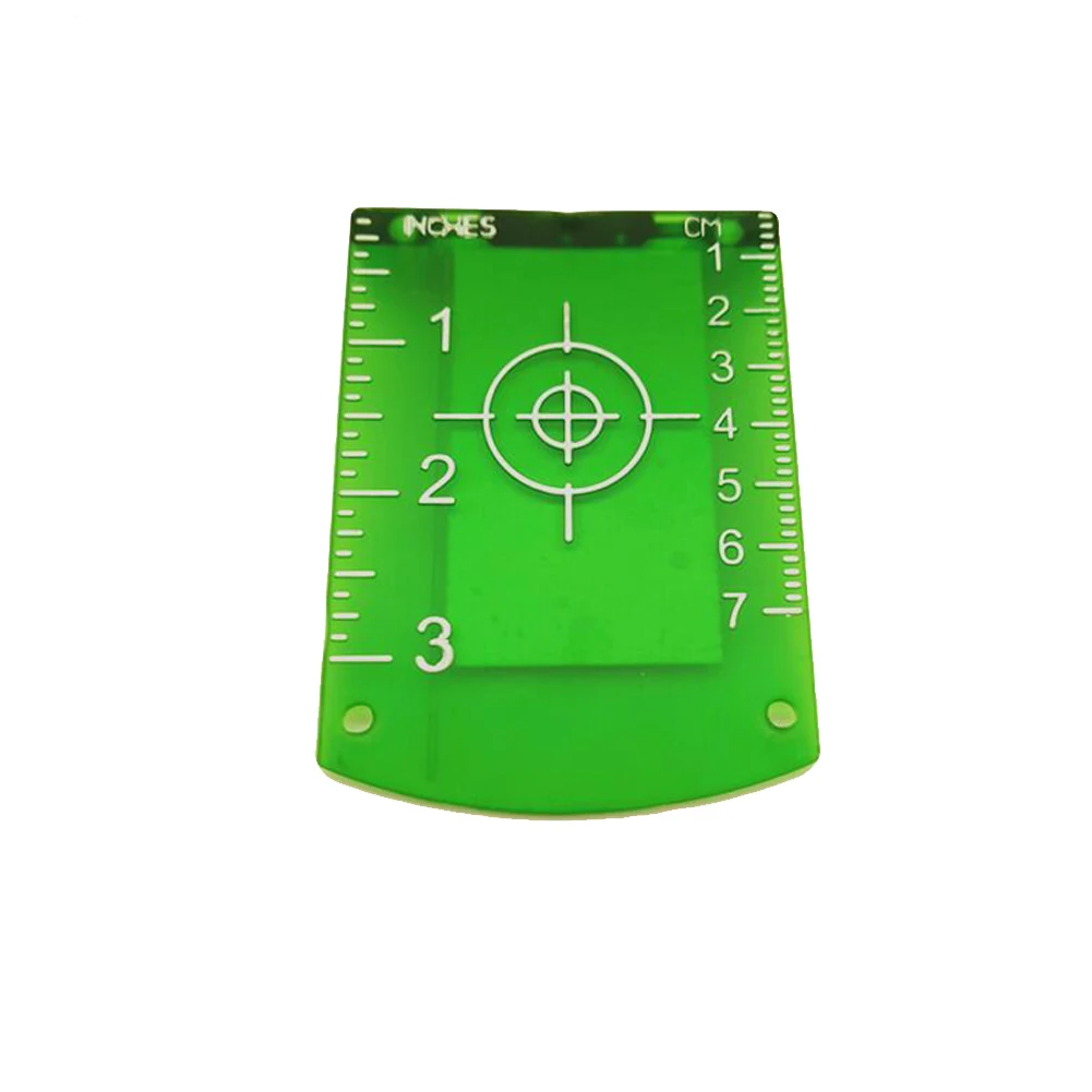 

1pcs Plastic Laser Level Target Card Plate Magnetic Base 100*70mm For Alignment Level Rotating Measurement Red Beam Levels