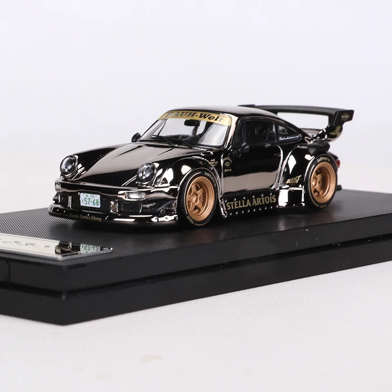 Звездная модель 1:64 RWB930 гальванический черный сплав автомобиля