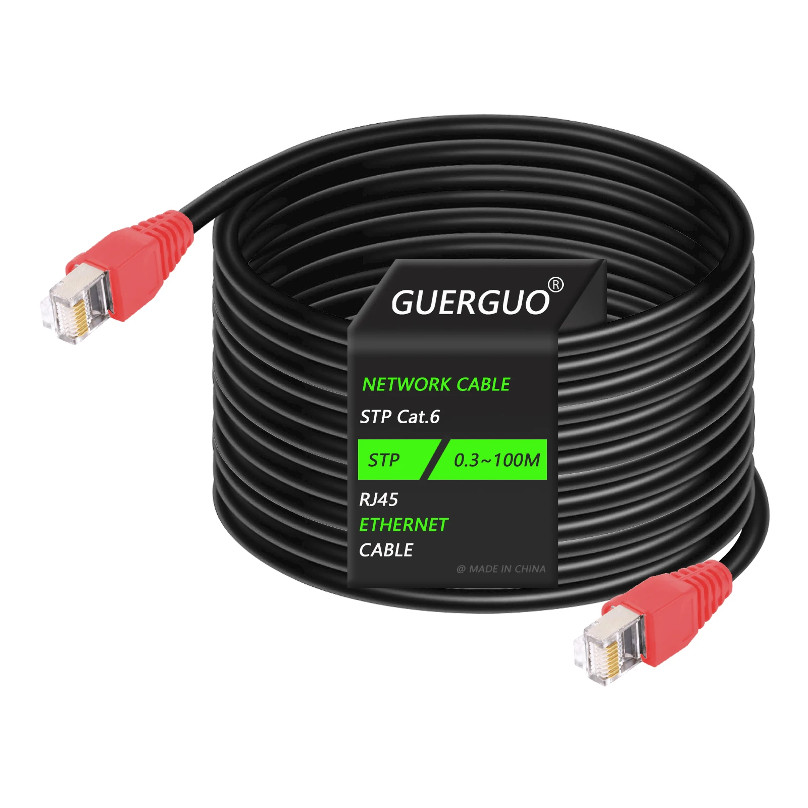 0 3–100 м Cat6 Ethernet-кабель Cat 6A 10 Гбит/с STP/SFTP Сетевой сетевой кабель для маршрутизатора