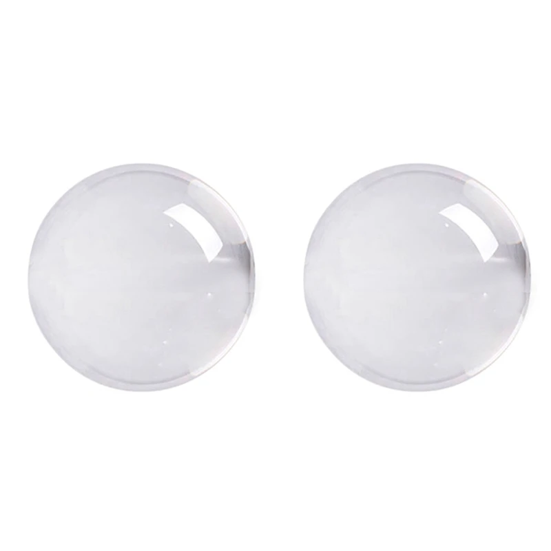 

2X Прозрачный цветной стеклянный хрустальный шар фотография Реквизит шар Декор 40 мм