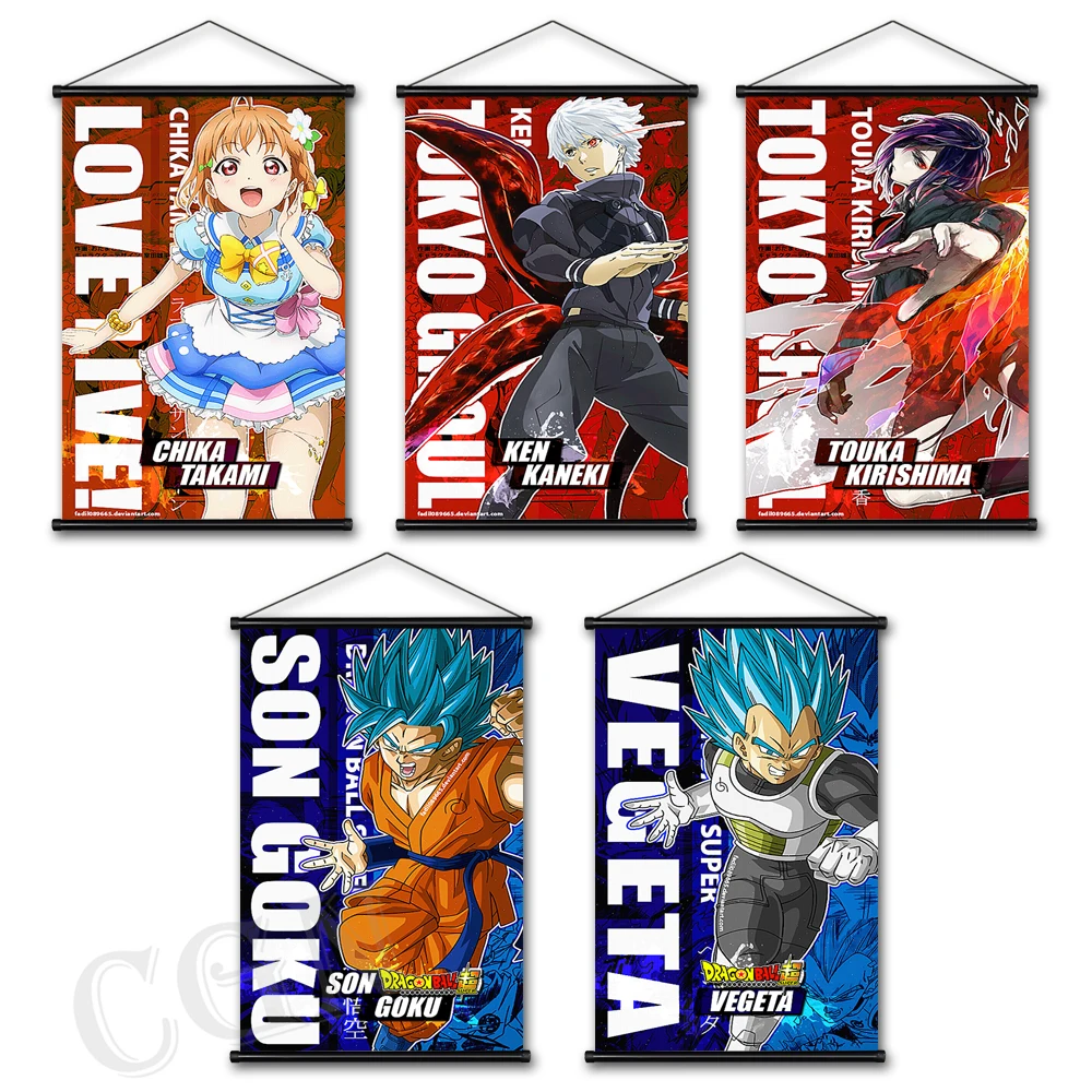 

Dragon Ball Print Poster Vegeta Canvas Bandai Painting Classic Anime Role Hanging Scrolls Mural Living Room Home Wall Decoration