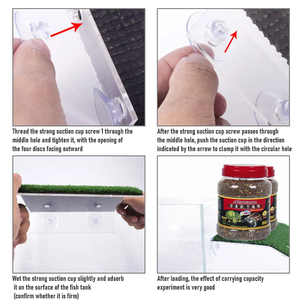 Аквариум на присоске для аквариума наклон маленьких рептилий имитация сушки