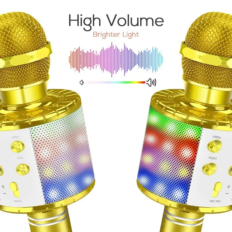 Беспроводной Bluetooth-микрофон для караоке Android / iPhone iPad/Sony/ПК |