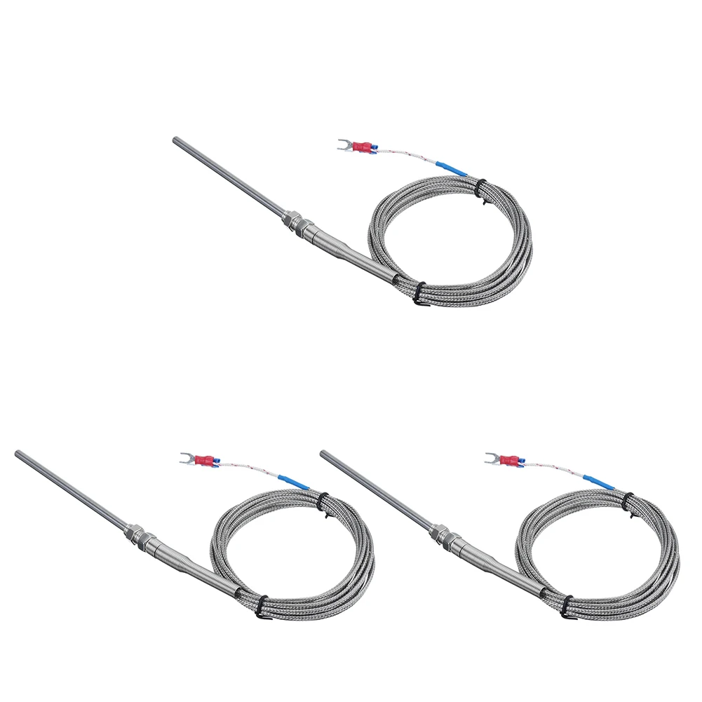 

Stainless Steel Thermocouple Meter Thermomter Cable Temperature Measurement Thermal Detector Probe Humidity Sensor