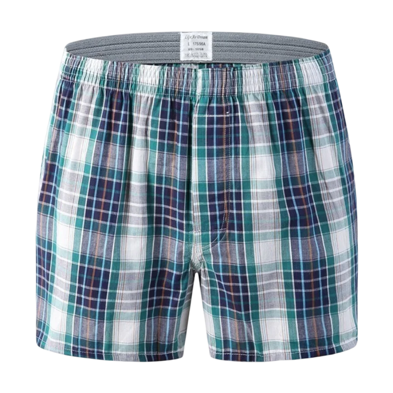 3pcs Men's Underwear Shorts Cotton Boxer Men Underwear 100% Cotton Loose Flat Angle Fine Home Pajamas Large Size Arrow Panties