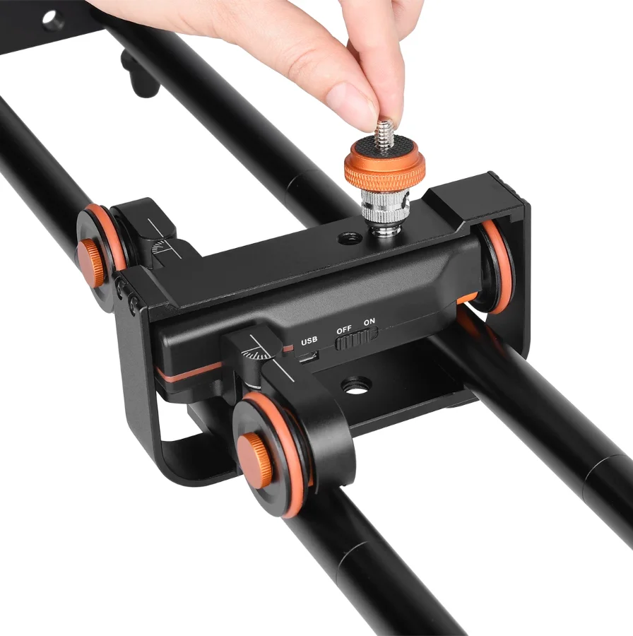 YELANGU камера видео автодолли Электрический мотор трек слайдер для Canon Nikon Sony DSLR