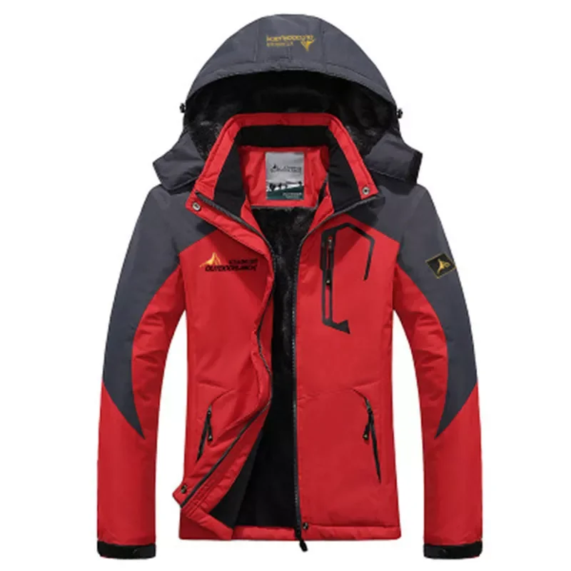 

2022New Parka Men Windbreak Plus Thick Warm Windproof Fur Coats Male Military Hooded Anorak Jackets Men's Winter Jackets