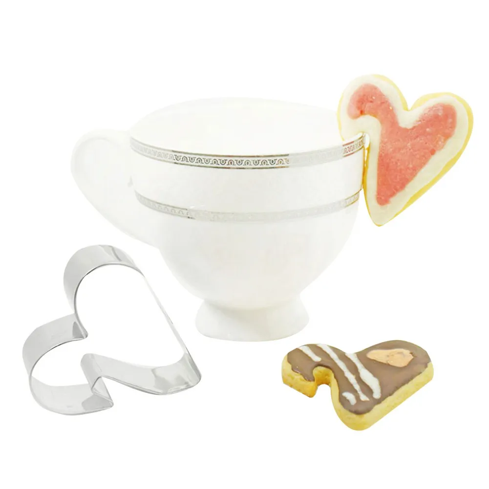 

Stainless Steel Cookie Mold DIY Baking Tools Heart St. Partick's Day Theme Digits Kitchen Biscuit Fondant Cake Chocolate Moulds
