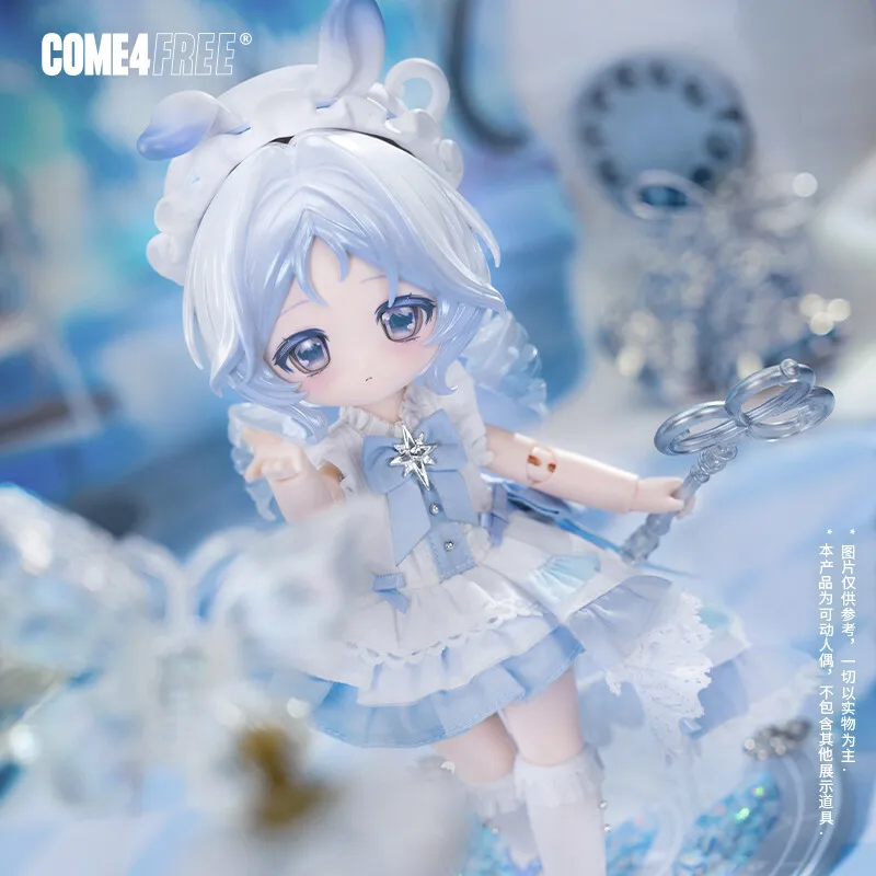 Фото Оригинальная коллекционная кукла BJD серии Bonnie's Dream Of Toy Box, фигурка Бланш-призрака на подвесной карточке, масштаб 1/6, подвижная экшн-фигурка №3