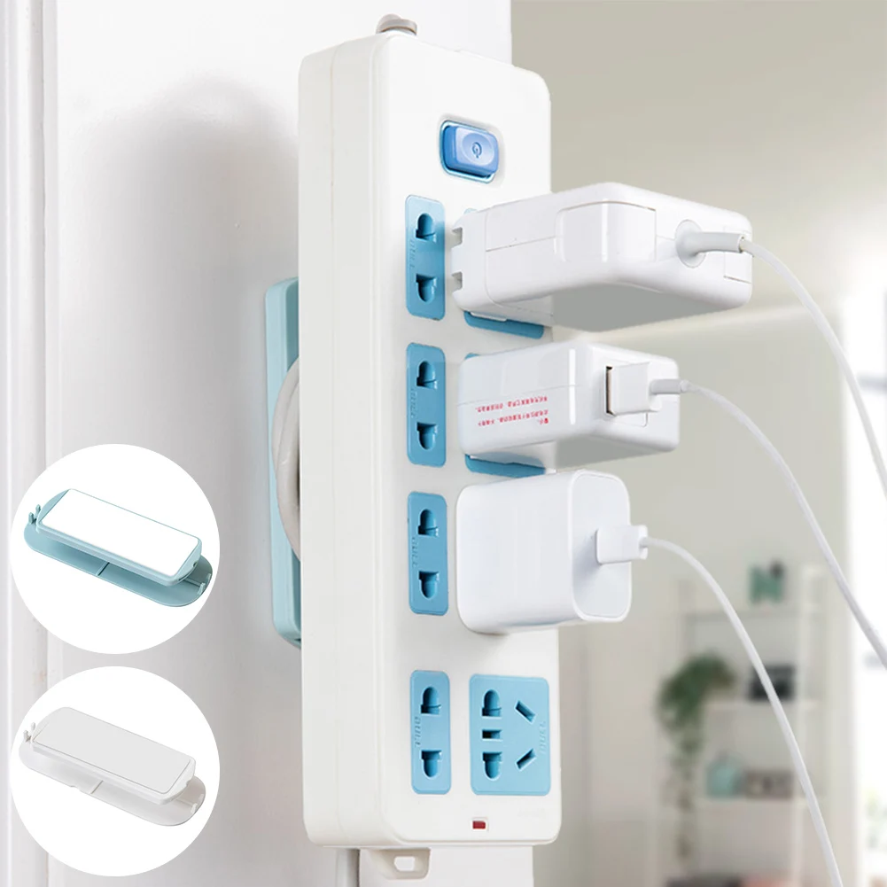 

Self-Adhesive Cable Organizer Holder with Cable Organizer Wall Mount Patch Panel Socket Holder Home Organizer Remote Holder