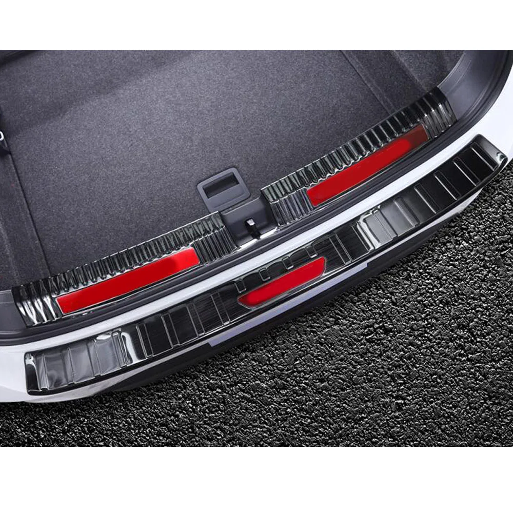 Внутренняя отделка заднего бампера Накладка на порог из нержавеющей стали