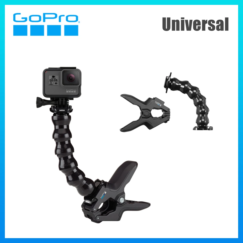 

GoPro Jaws Flex Clamp with Removable Neck Accessories for GoPro Hero 10 9 8 black and Other Action Cameras Original Product
