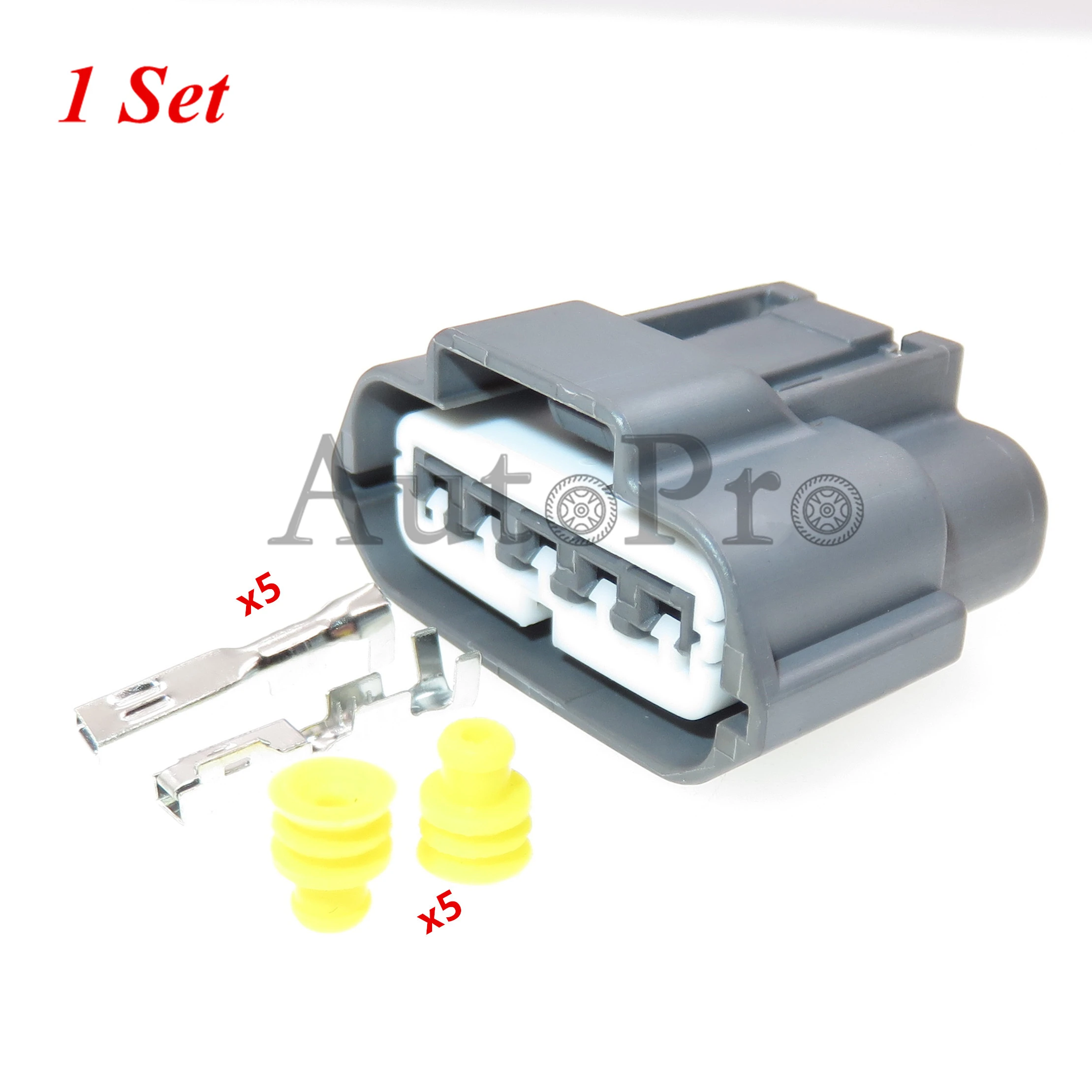 

1 комплект 5 отверстий MAF электрическая розетка 6189-0848 Автомобильный датчик расхода воздуха разъем для Nissan автомобильный Водонепроницаемый проводной разъем