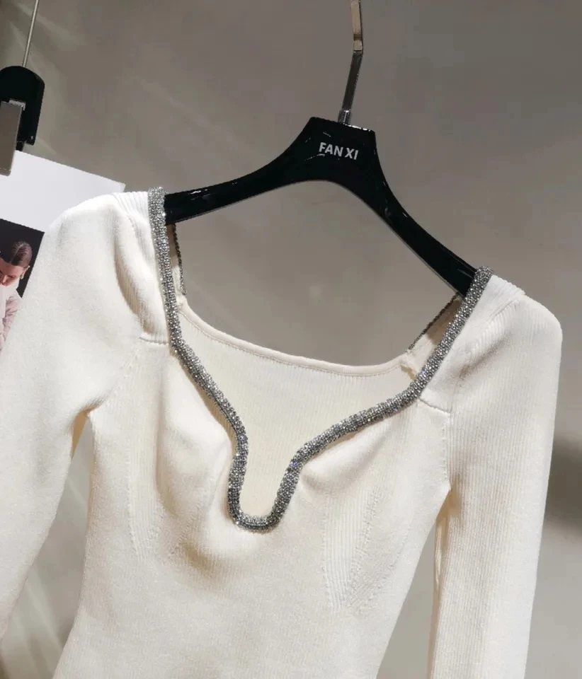 Новинка 2024 модная женская футболка Sprign высокого качества с белыми перьями без