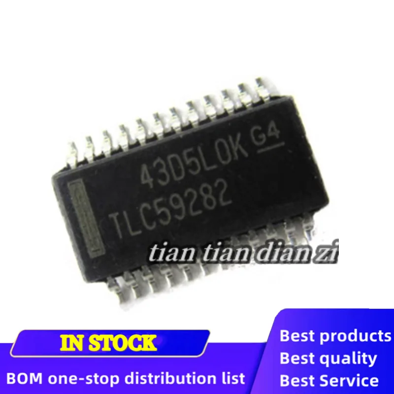 

2pcs TLC59282DBQR TLC59282 LEd SSOP24 ic chips in stock