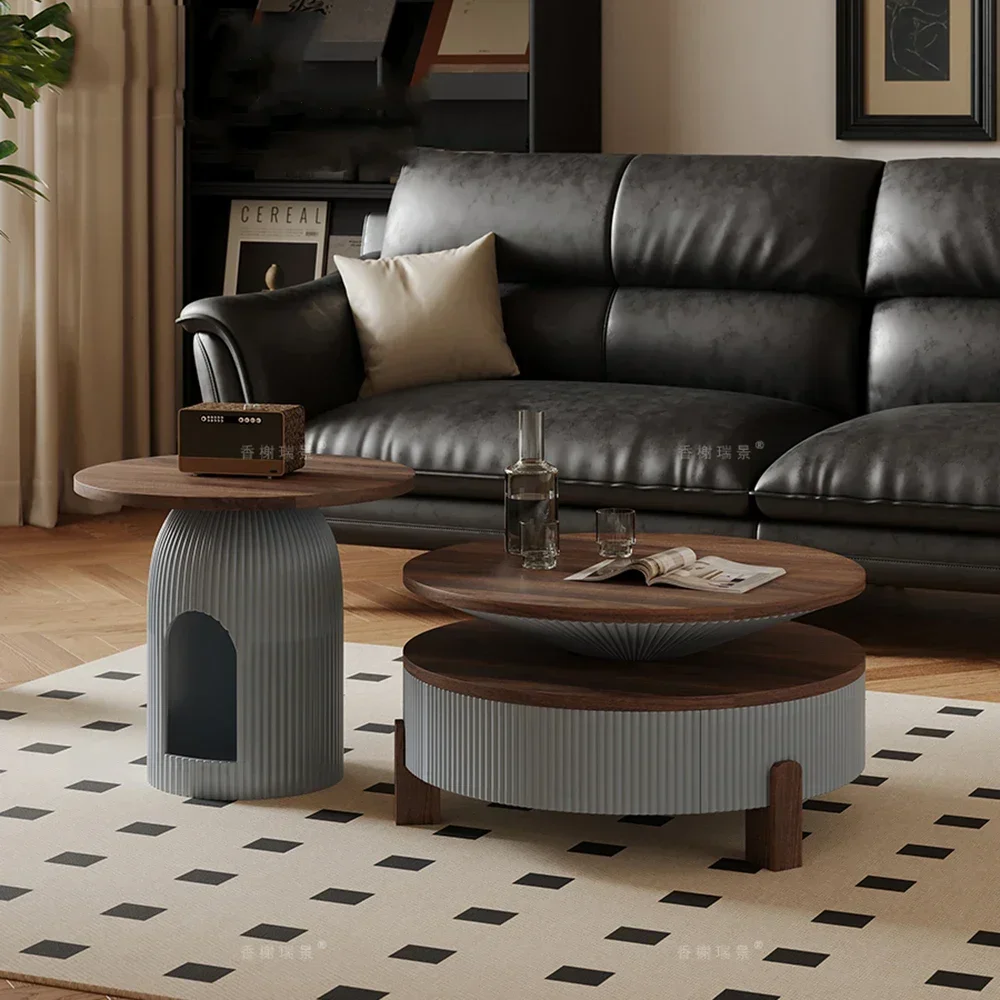 Круглые роскошные журнальные столики современный дизайн эстетические овальные