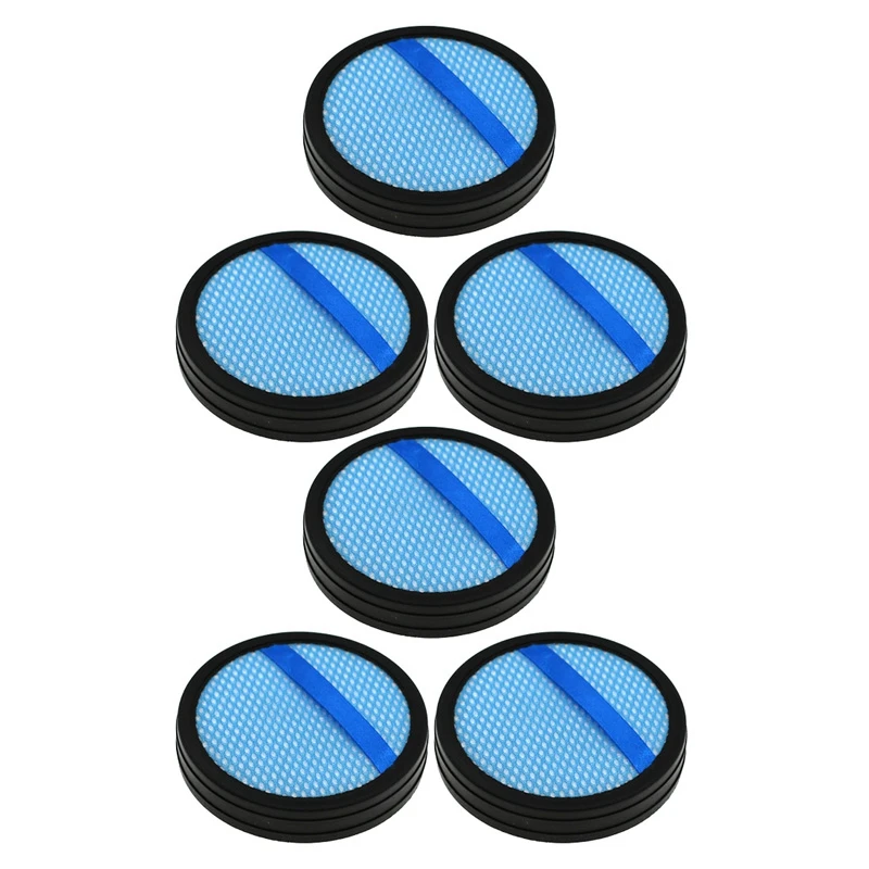 

AD-6Pcs для моторного предварительной фильтра моющийся фильтр HEPA FC6409 6408 6170 6401 6402 6404 аксессуары для пылесоса