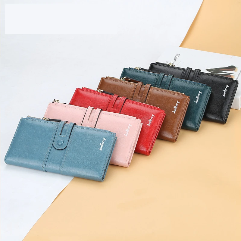 

Long Wallets For Women Mobile Phone Bag Women's Bag Fashion Credit Card Holder Zipper Coin Purses Shoulder Messenger Bag Handbag