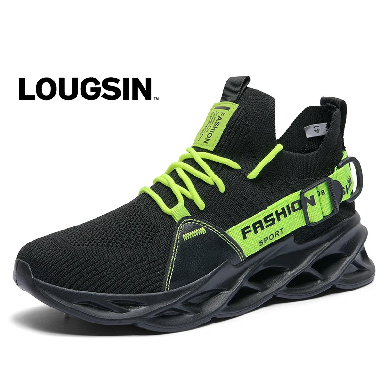

New 2022 Men Running Shoes Breathable Outdoor Sports Shoes Lightweight Sneakers for Women Comfortable Athletic Training Footwear
