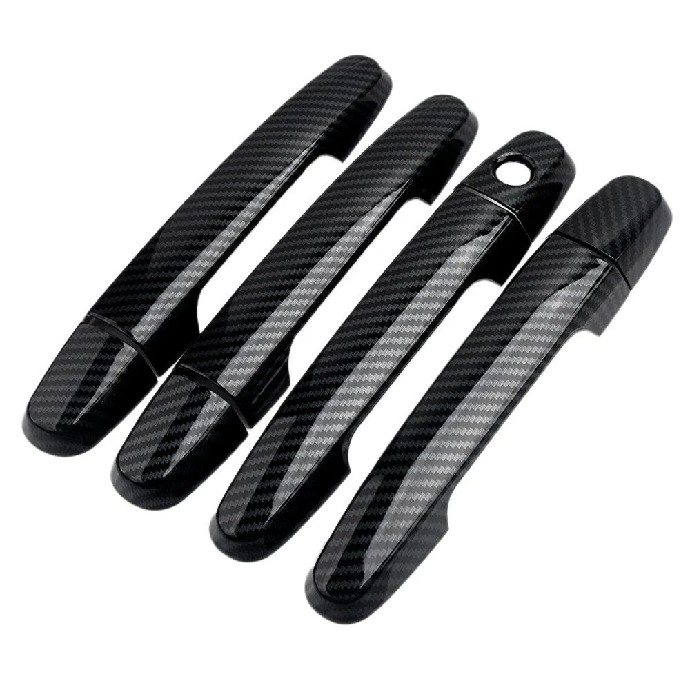 

Carbon Fiber Style Door Handle Cover Trim for Toyota Camry 2002-2006 Corolla 2003-2011 RAV4 Scion