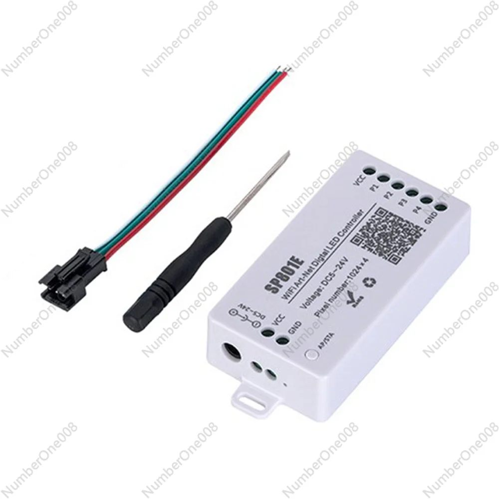 SP801E Wifi Art-Net женский контроллер модель панели управления WS2812B WS2811