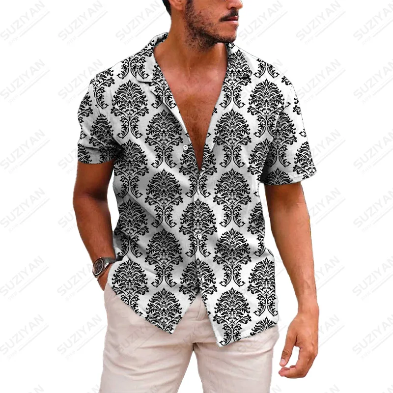 

Kinds Of Fashionable Best Selling British Shirt Men Patterns Loose Fashion Stand Collar Standard-Fit Features Color